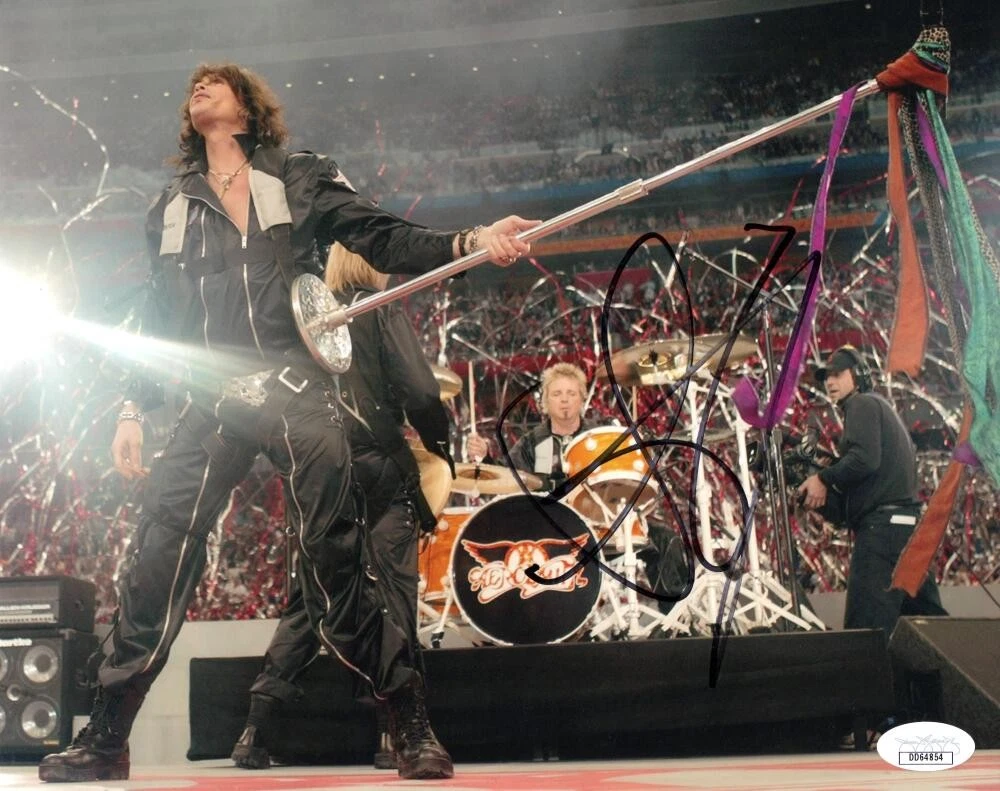 Steven Tyler Aerosmith Signed Autograph 8x10 Photo - Toys in the Attic JSA COA