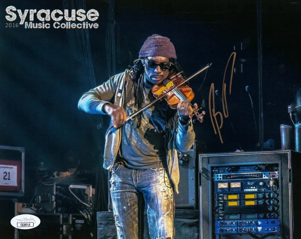 Boyd Tinsley of Dave Matthews Band Signed Autograph 8x10 Photo w/ JSA COA