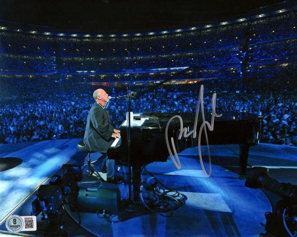 Billy Joel Signed Autograph 8x10 Photo Photograph - Piano Man Icon Beckett COA
