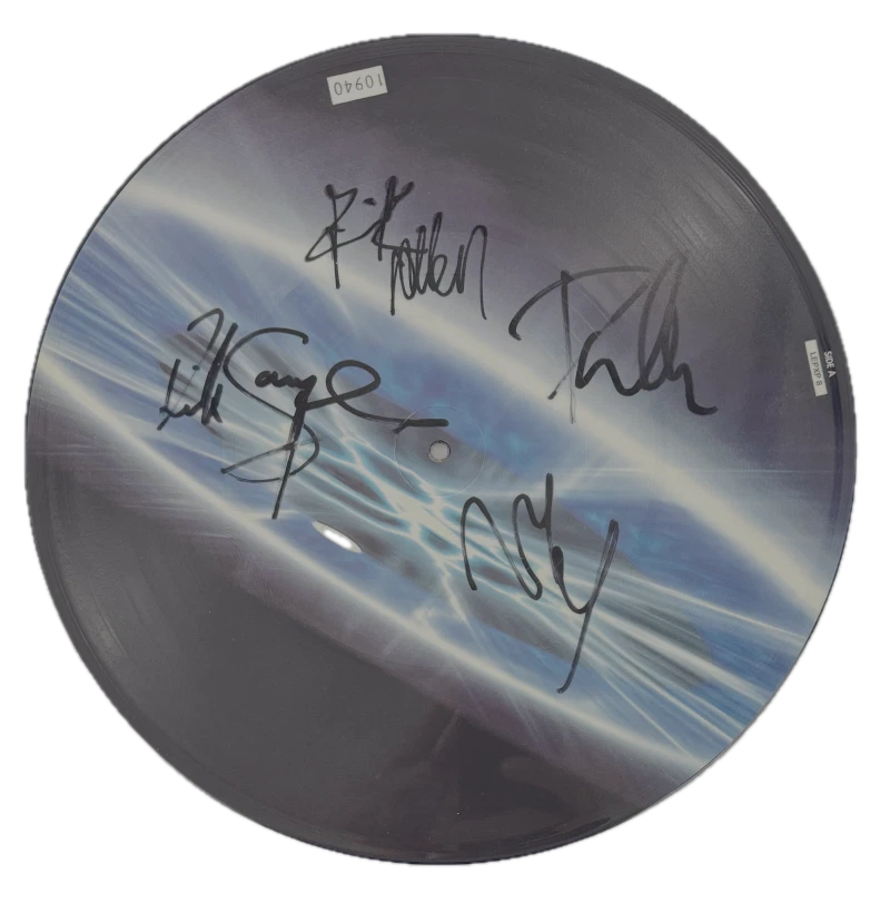 Def Leppard Full Band Signed Autograph Record Picture Disc Rick Savage Allen JSA