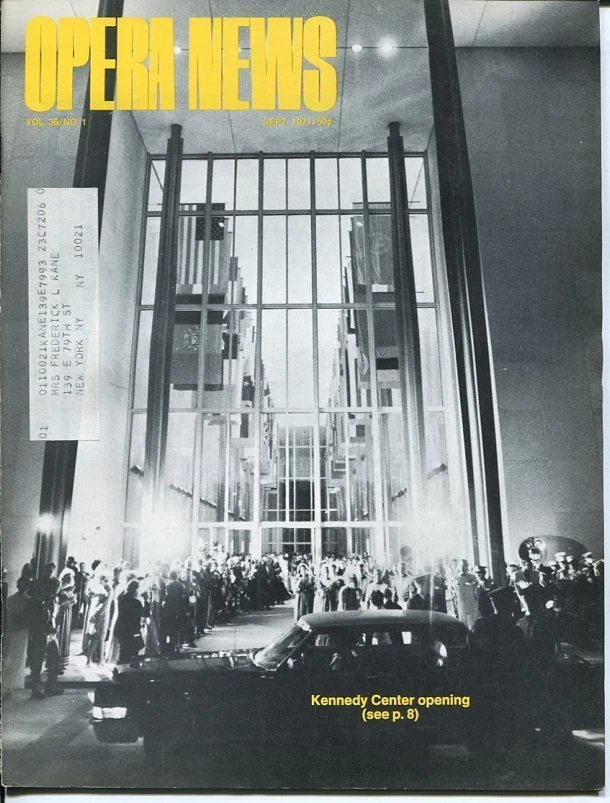 Helen Donath Albert Herring Tennesse Williams Rafael Kubelik Sep 1971 Opera News