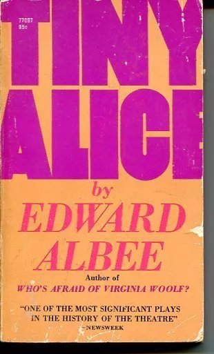 Edward Albee Tiny Alice Rare Signed Autograph Paperback Book