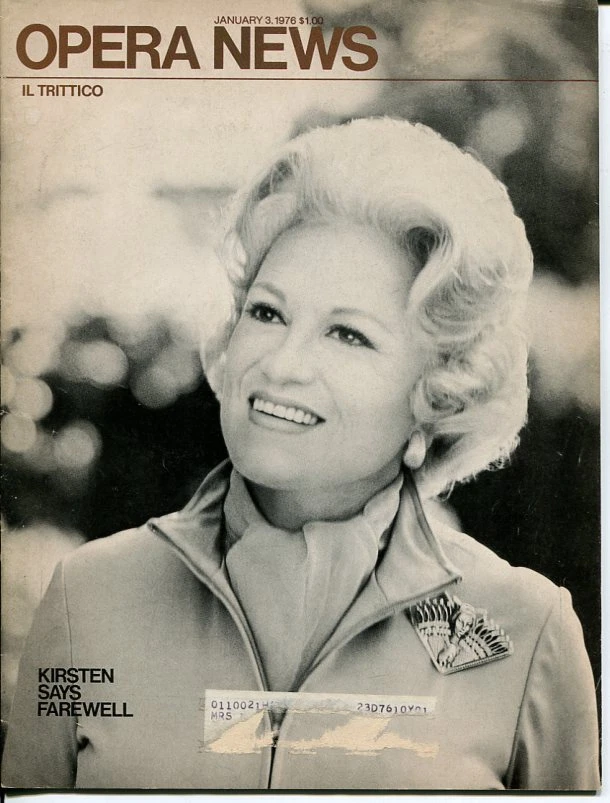Dorothy Kirsten Gilda Dalla Rizza Cornell MacNeil Jan 1976 Opera News Magazine