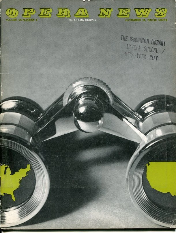 Howard Hanson Aurelio Fabiani Arturo Toscanini Licia Albanese 1963 Opera News