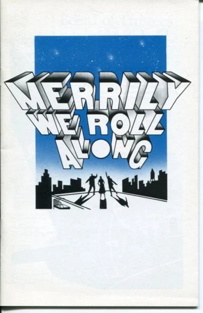 VICTOR GARBER DAVID GARRISON STEPHEN SONDHEIM MERRILY WE ROLL ALONG PLAYBILL COLLECTIBLE MEMORABILIA