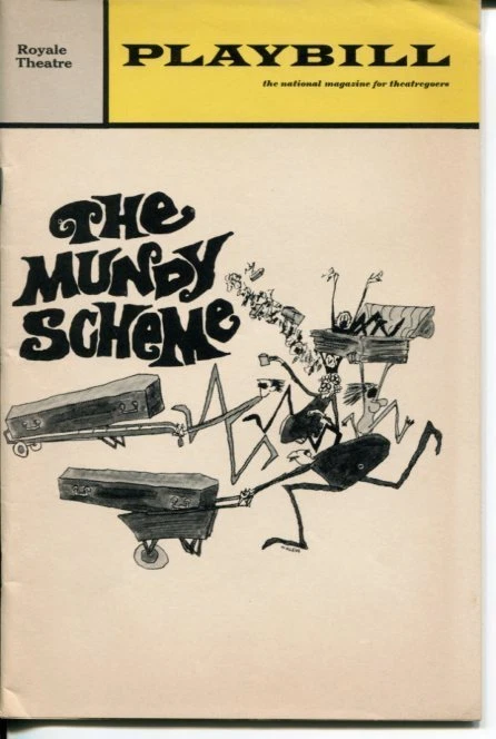 Jack Cassidy Patrick Bedford Brian Friel The Mundy Scheme Opening Night Playbill
