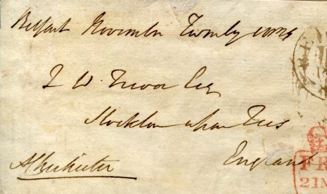 UNKNOWN 1800S BRITISH LORD PEERAGE SIGNED AUTOGRAPH COLLECTIBLE MEMORABILIA