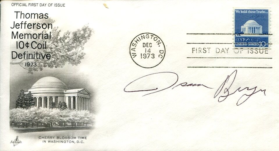 Isaac Berger 1956 1960 US Olympic Gold Silver Weightlifting Signed Autograph FDC