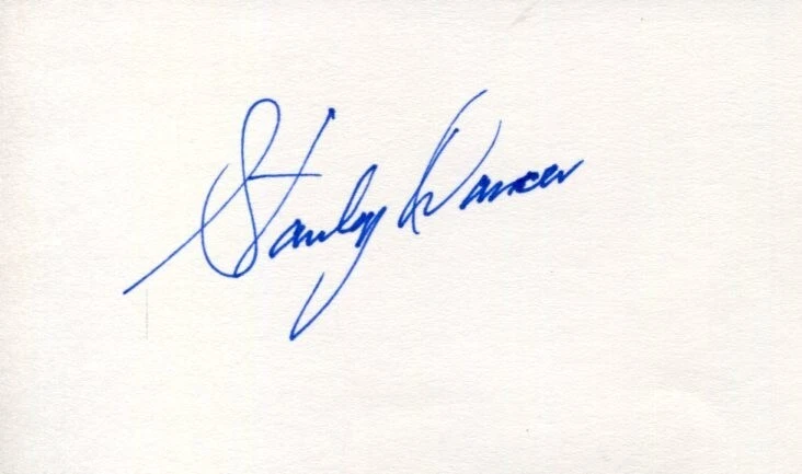 Stanley Dancer Hall of Fame Harness Racing Driver Triple Crown Signed Autograph