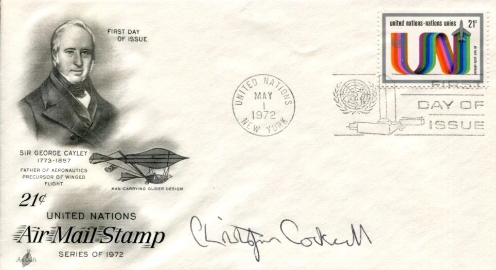 Sir Christopher Cockerell Inventor of the Hovercraft NRDC Signed Autograph FDC