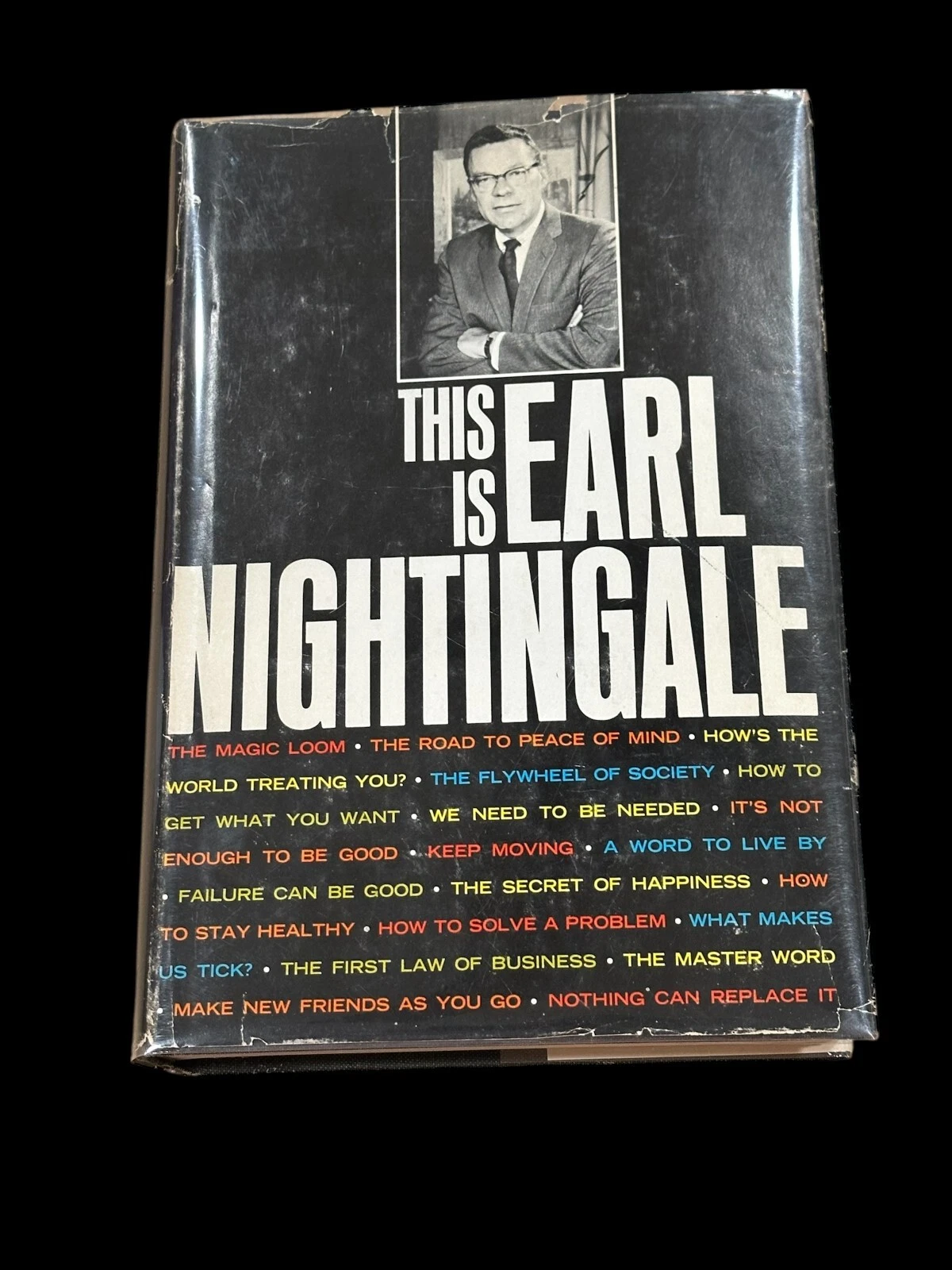 Earl Nightingale Motivational Speaker USS Arizona Survivor Signed Autograph Book