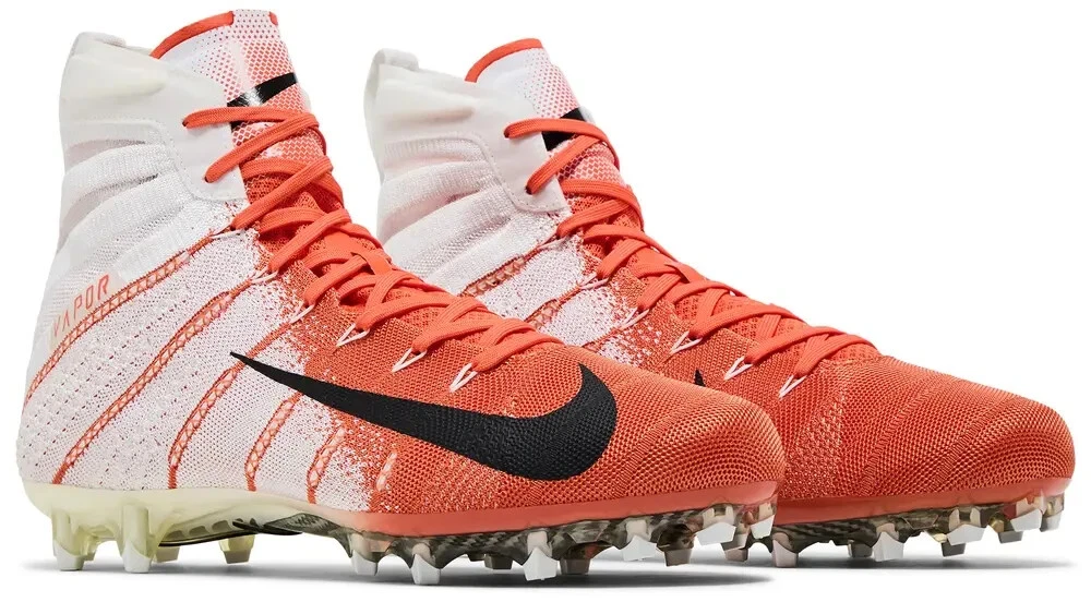 Men’s Size 13 Orange Nike Vapor Untouchable 3 Flyknit Football Cleats AO3006-118