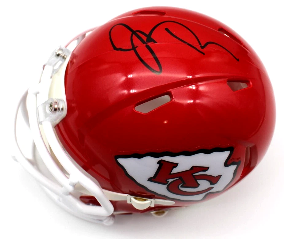 Joe Thuney Kansas City Chiefs Signed Mini Football Helmet w/Beckett BQ83848