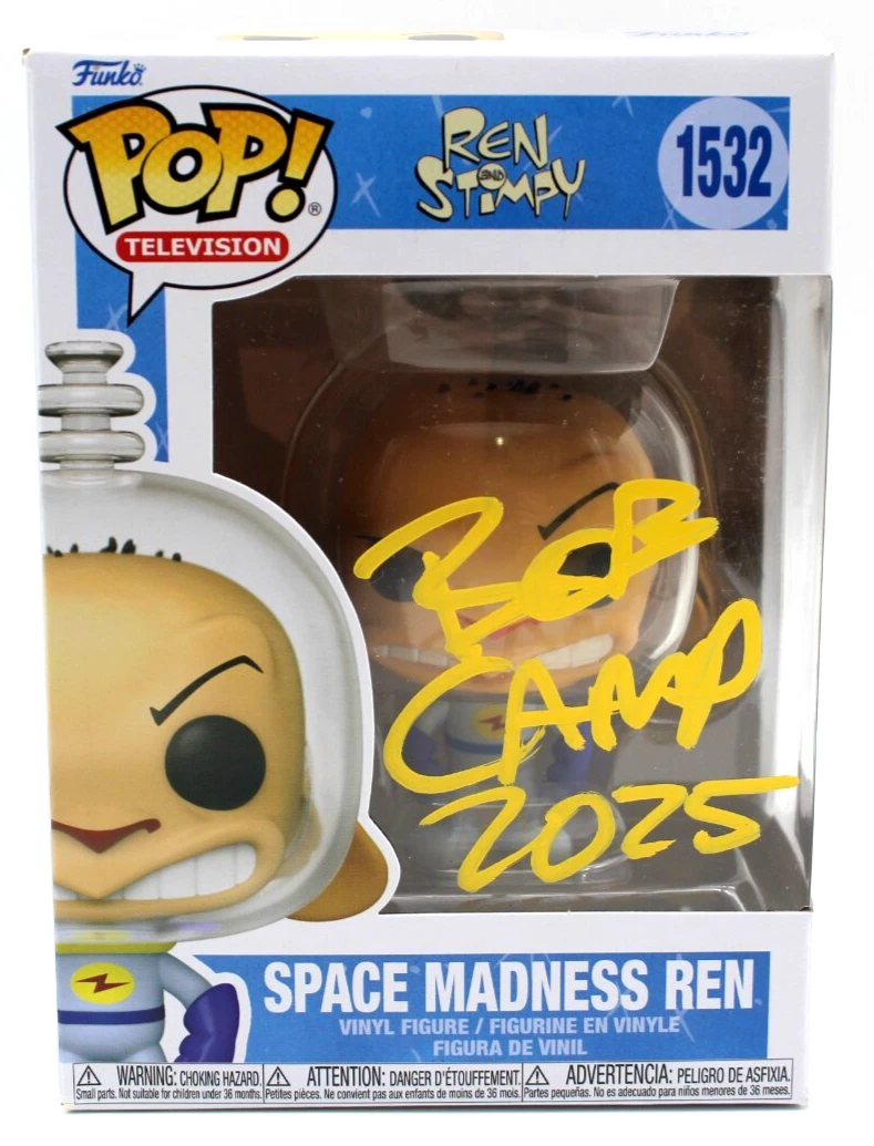 Bob Camp Signed Ren & Stimpy 1532 Space Madness Funko Pop w/Beckett COA BS38062