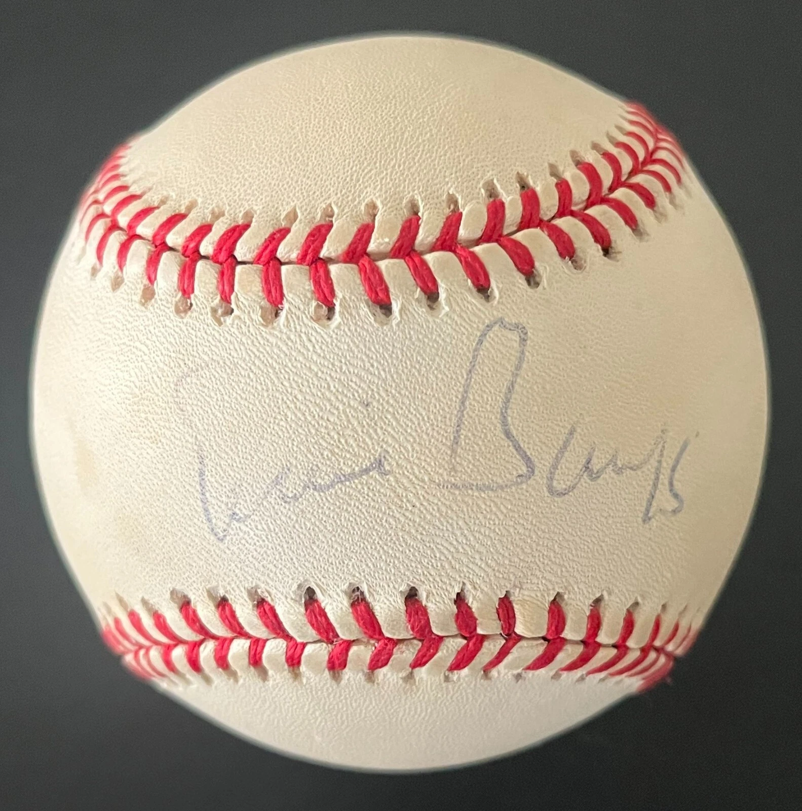 ERNIE BANKS CHICAGO CUBS SIGNED OFFICIAL NATIONAL LEAGUE BASEBALL & BECKETT COA