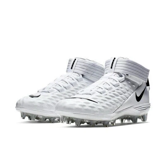 Size 13 Nike Force Savage Pro 2 White Mens Football Lineman Cleats AH4000-100