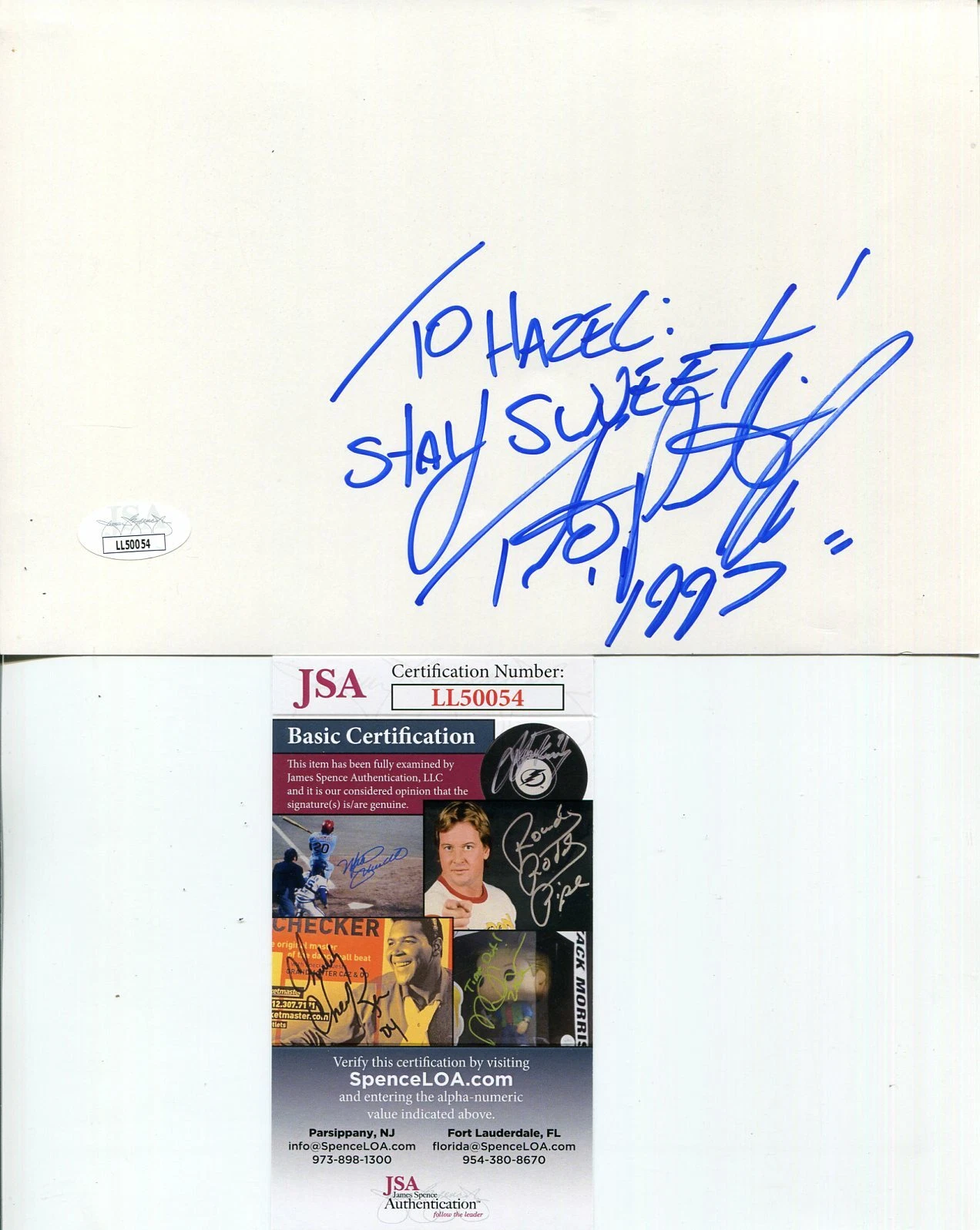 Tito Puente King Latin Music Jazz Oye Como Va Signed Autograph JSA