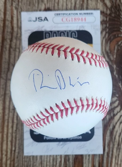 Richard Dawkins Signed OMLB Baseball w/ JSA COA #CG18944