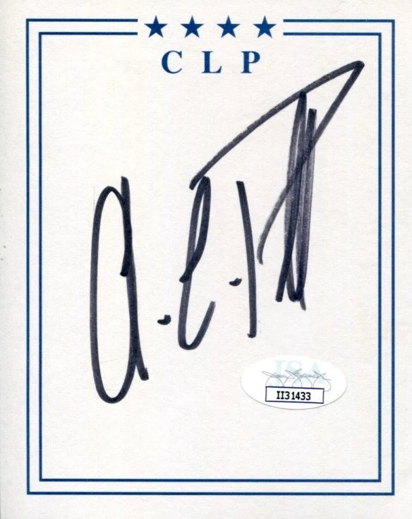 General Colin Powell Secretary of State Joint Chiefs Chair Signed Autograph JSA