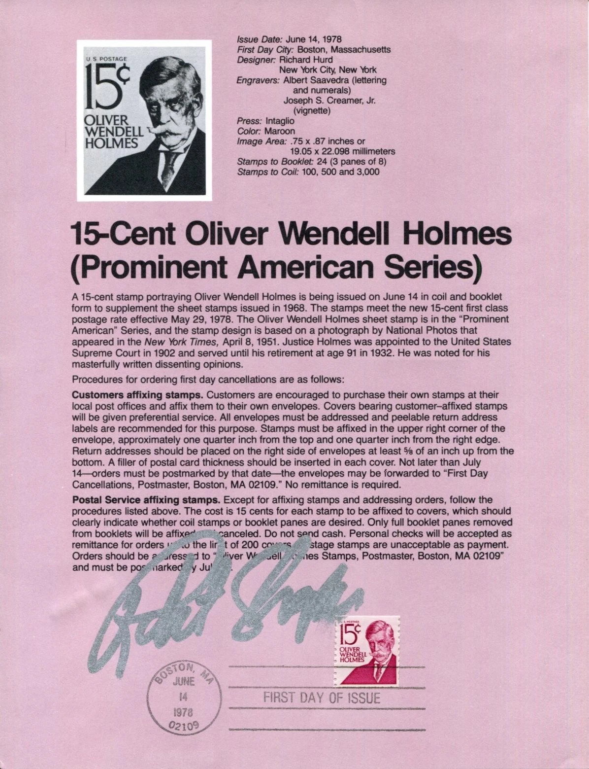 Robert Shapiro Famous OJ Simpson Lawyer Attorney Law Signed Autograph FDC Sheet