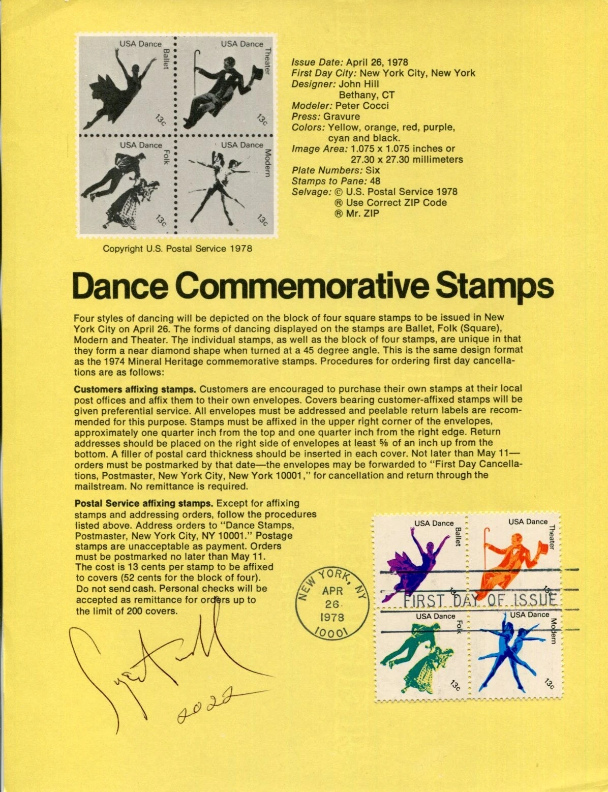 Suzanne Farrell Ballet Ballerina Dance Legend Rare Signed Autograph FDC Sheet