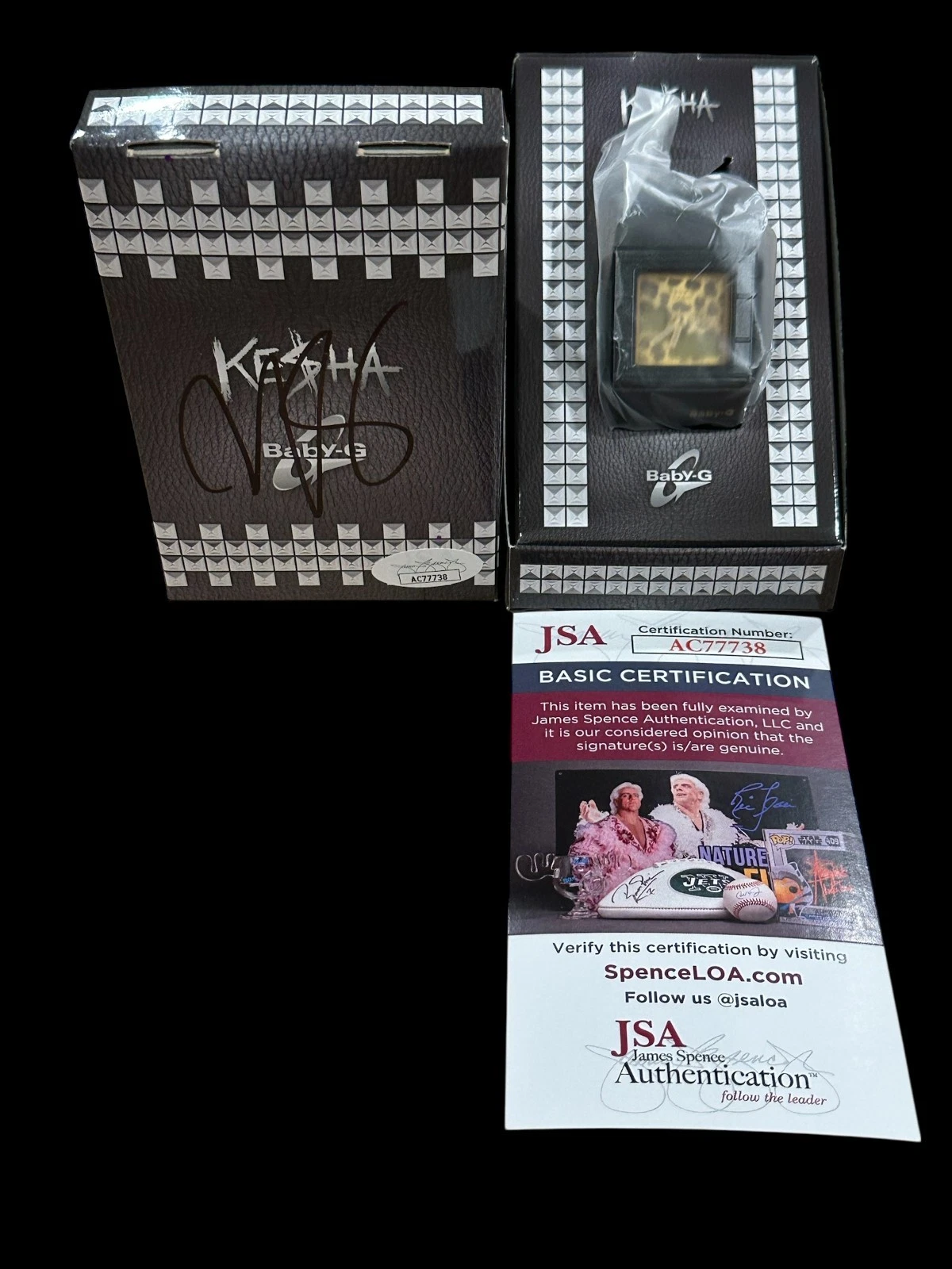 Kesha Tik Tok Timber Your Love Is My Drug Rare Signed Autograph Baby G Watch JSA