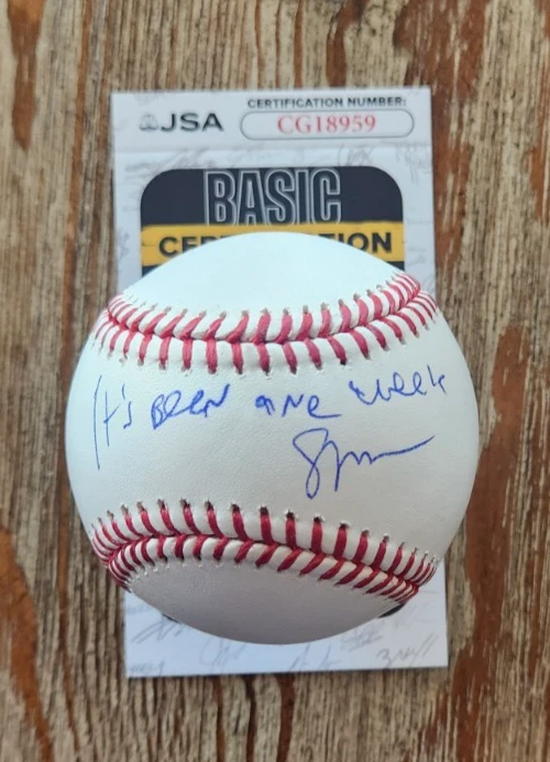 Steven Page Signed Official MLB Baseball w/ JSA COA Barenaked Ladies One Week