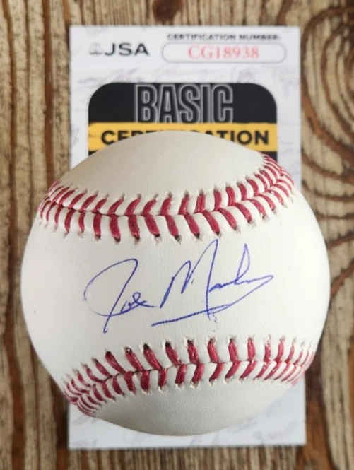 Joe Manchin Signed OMLB Baseball w/ JSA COA #CG18938 West Virginia US Senator