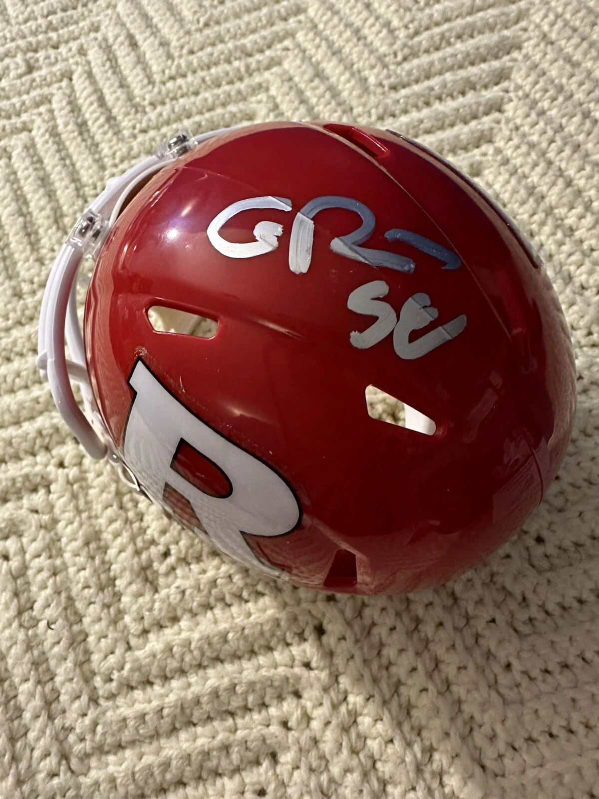 Gary Brackett Signed Indianapolis Colts Mini Helmet Autographed Rutgers
