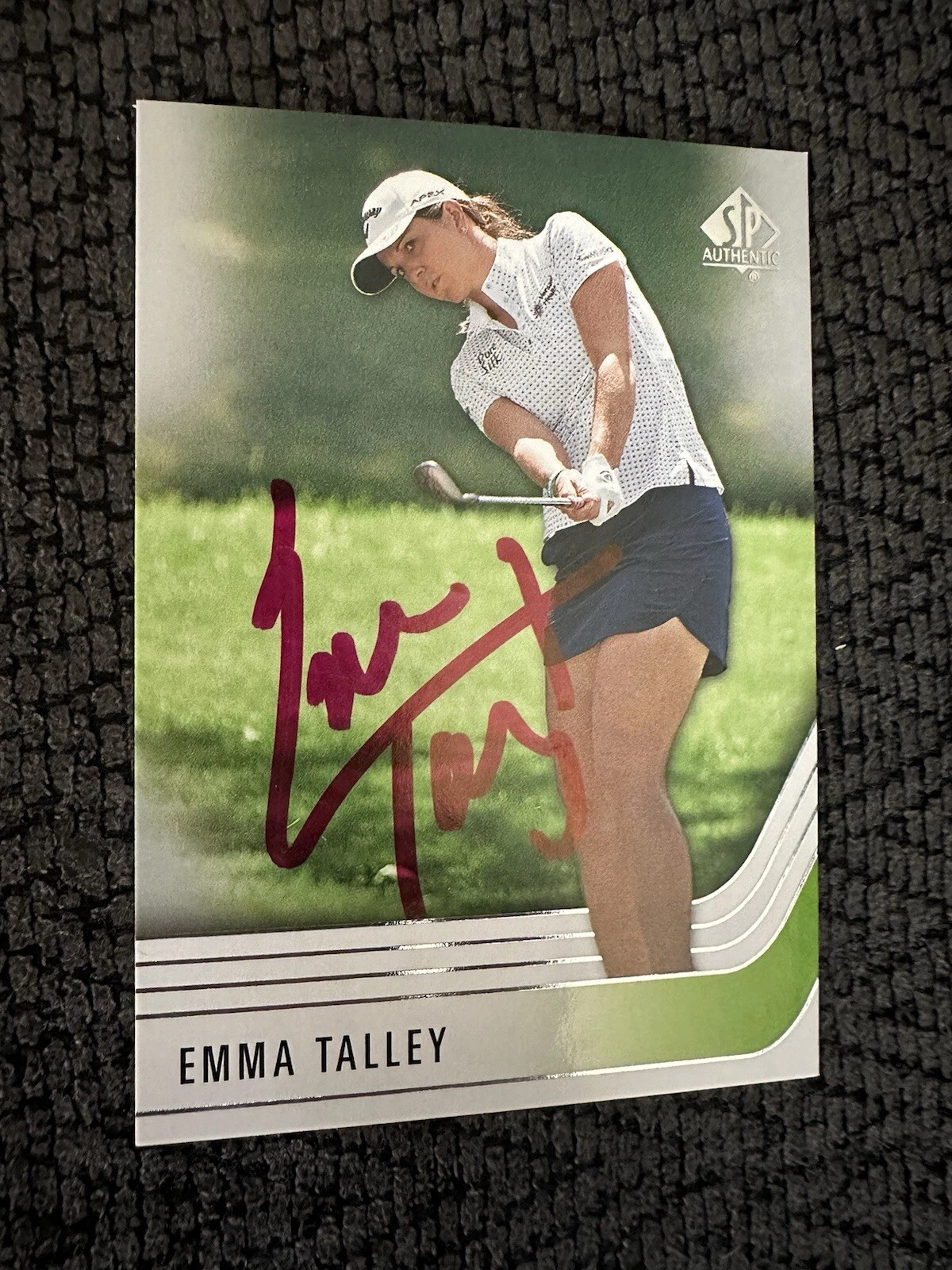 Emma Talley Signed LPGA Tour Golf Card Autographed