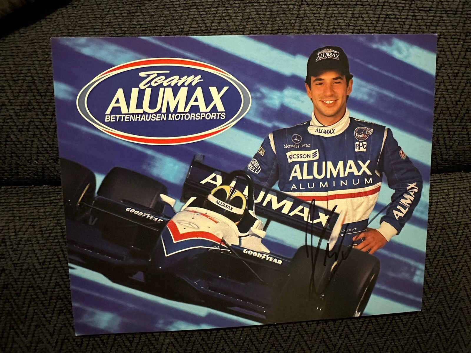 Helio Castroneves 2014 Indy Car Indianapolis 500 Promo hero Card Auto Very Rare