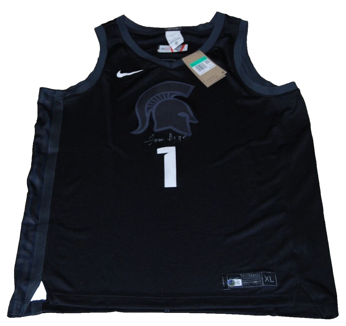 TOM IZZO signed (MICHIGAN STATE SPARTANS) NIKE basketball jersey BECKETT BP89956