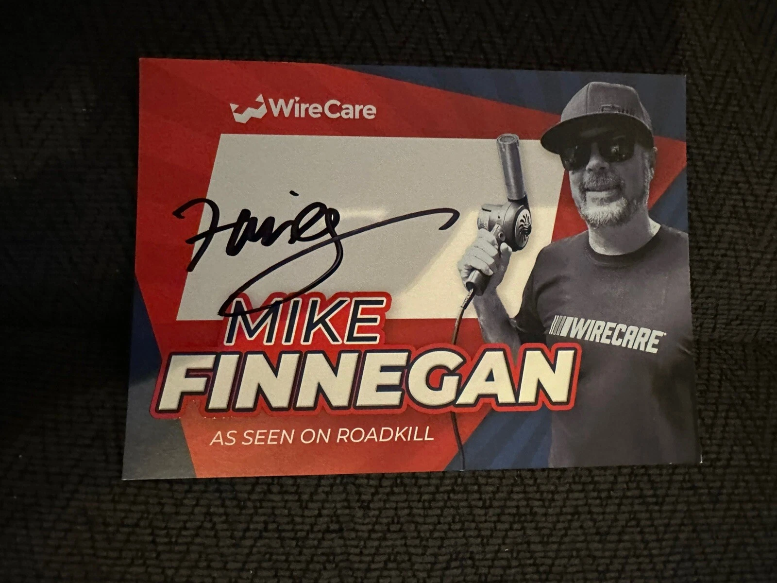Mike Finnegan Signed Promo Card 2024 PRI Trade Show Autographed