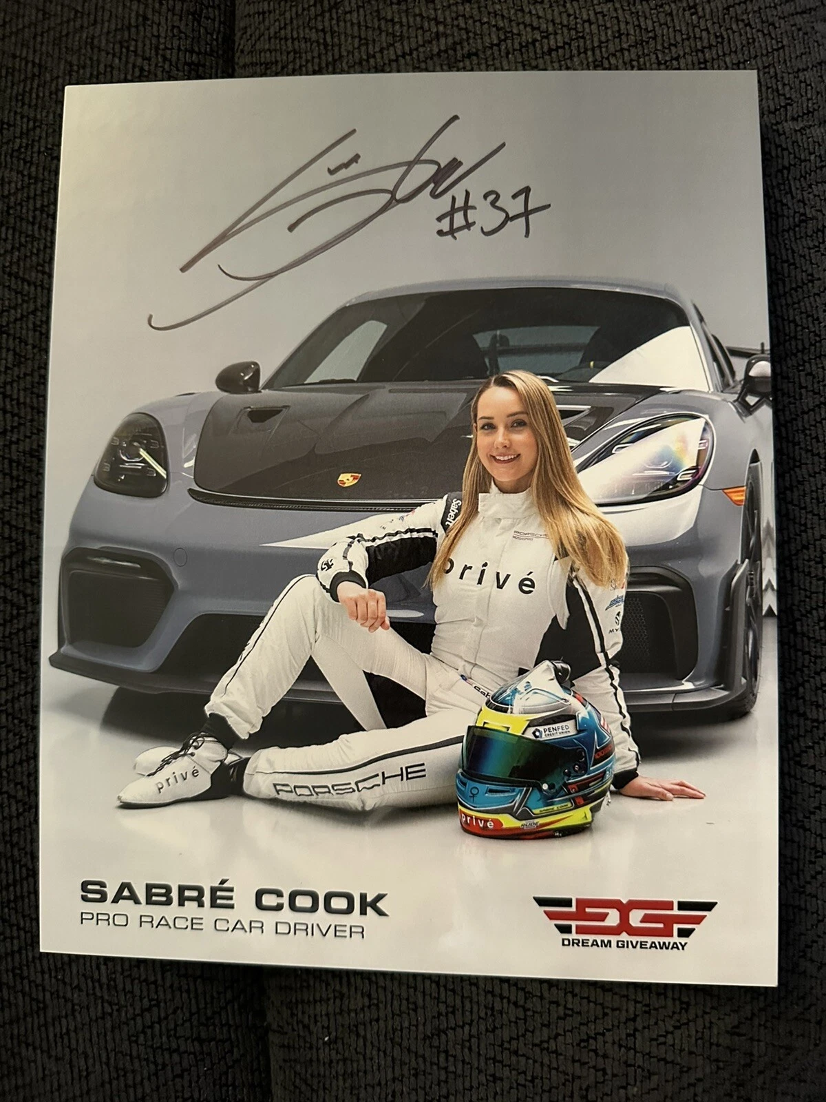 Sabre Cook Signed Promo Card 2024 PRI Trade Show Autographed
