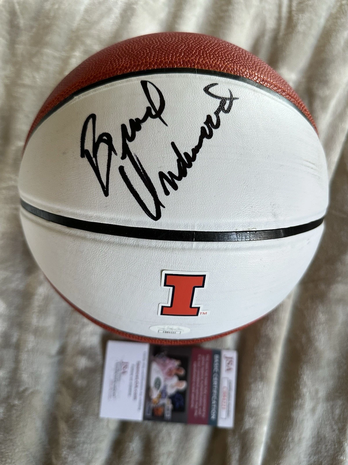 Brad Underwood Signed NCAA Basketball JSA COA Authentication Illinois
