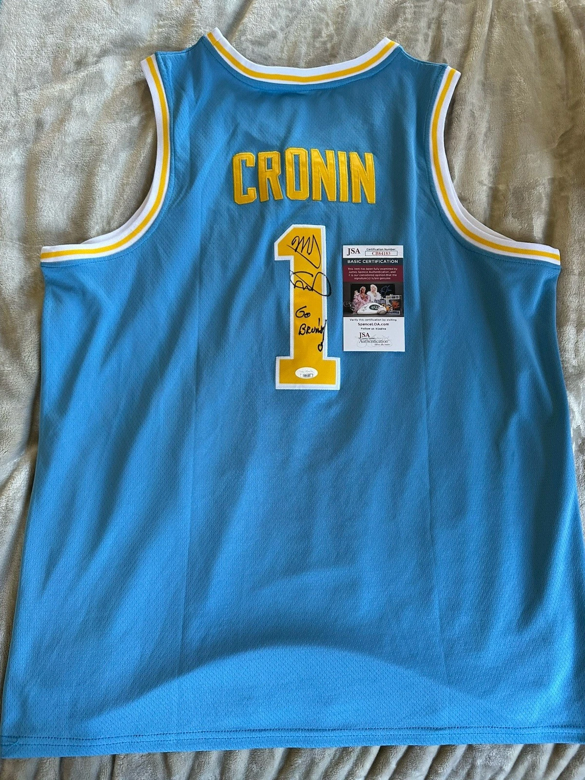 Mick Cronin SIGNED UCLA Jersey Stitched XL JSA Authentication COA