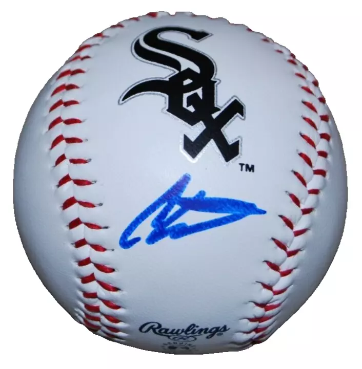 COLSON MONTGOMERY signed (CHICAGO WHITE SOX) MLB logo baseball BECKETT BR67664