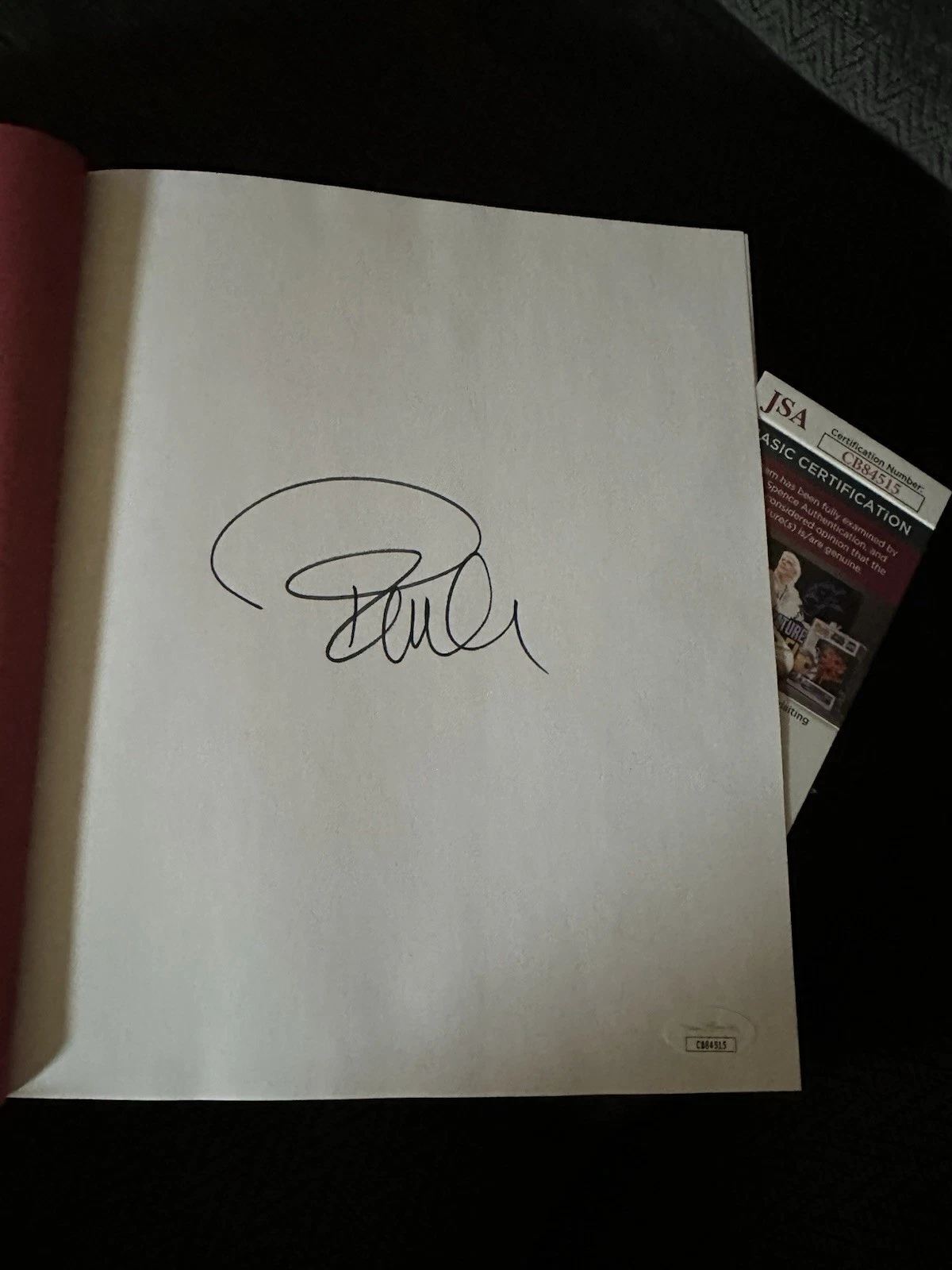 Pamela Anderson SIGNED I Love You Cook Book Hardcover JSA Authenticated COA