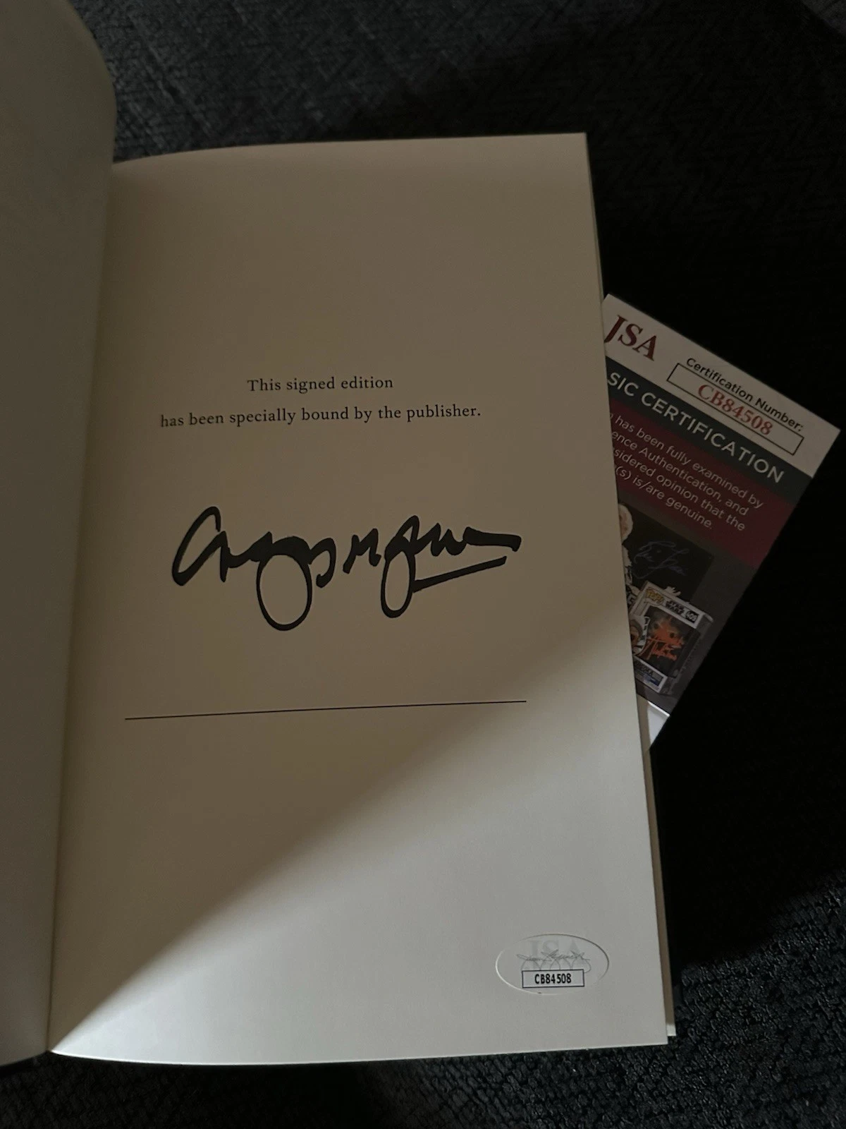 Gregory Maguire SIGNED Wicked Book Hardcover JSA Authenticated COA