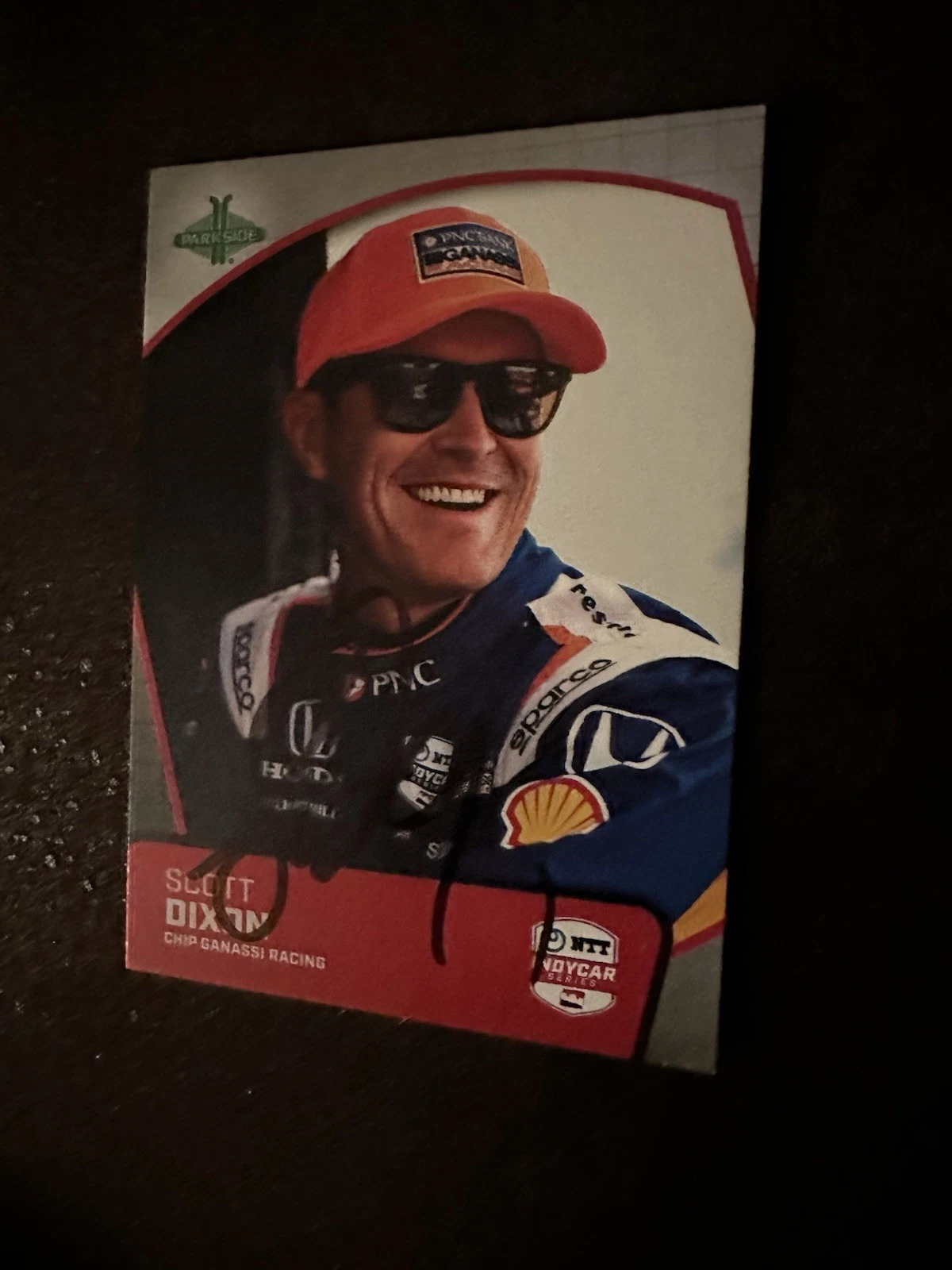 2025 Parkside Indy Car Trading Card Indianapolis 500 Signed Scott Dixon