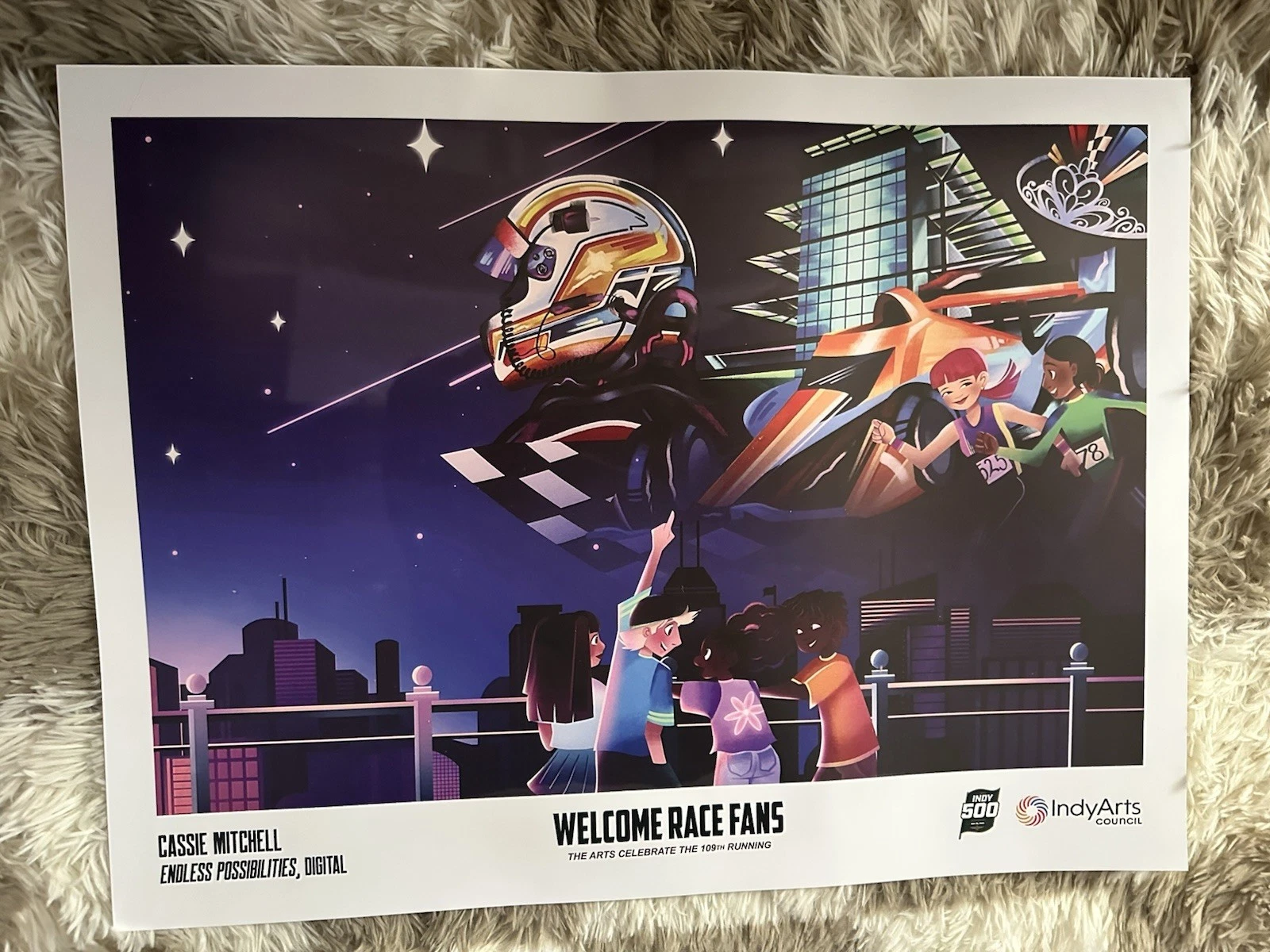 2025 Indianapolis 500 Poster 