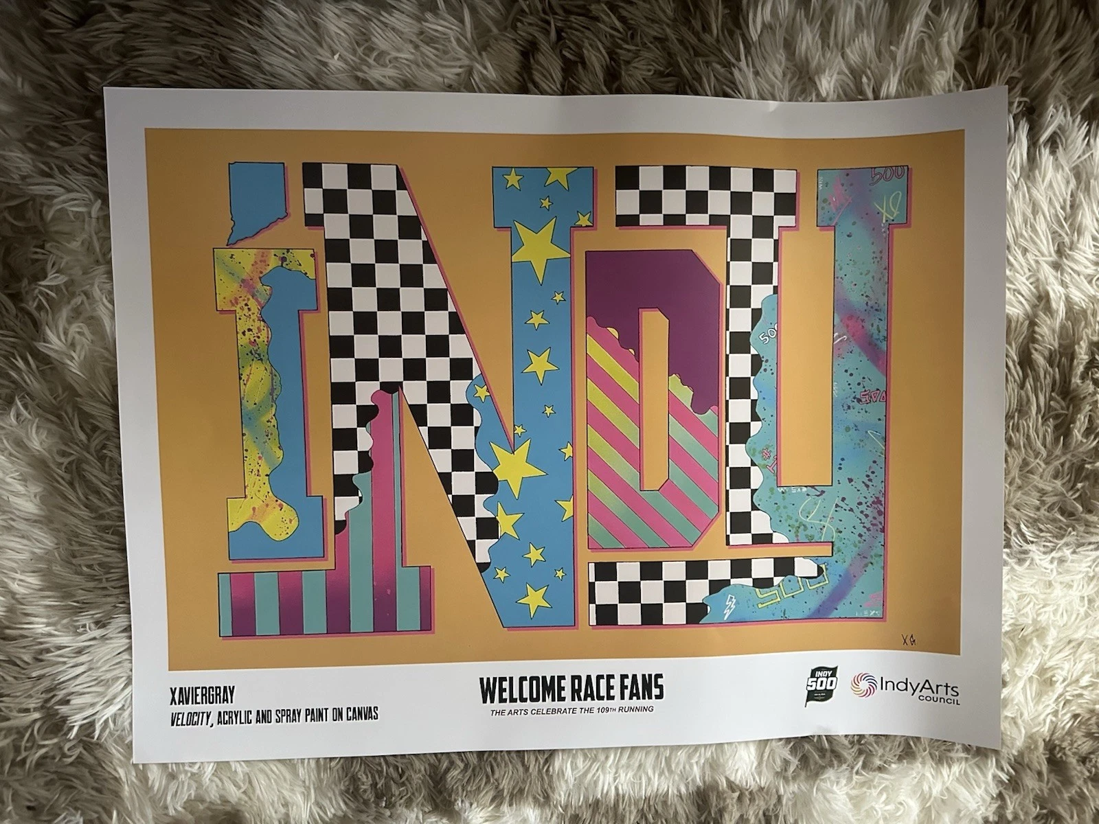 2025 Indianapolis 500 Poster 