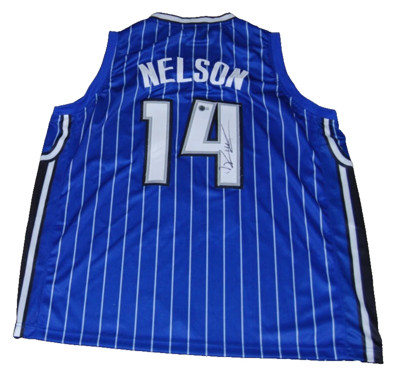JAMEER NELSON signed (ORLANDO MAGIC) basketball jersey BECKETT BQ83858
