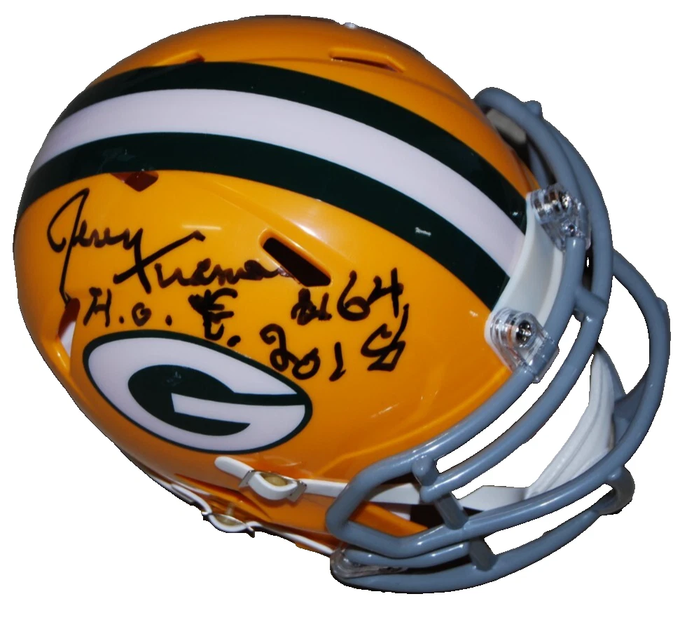 JERRY KRAMER signed (GREEN BAY PACKERS) mini football helmet BECKETT BAS BS38089