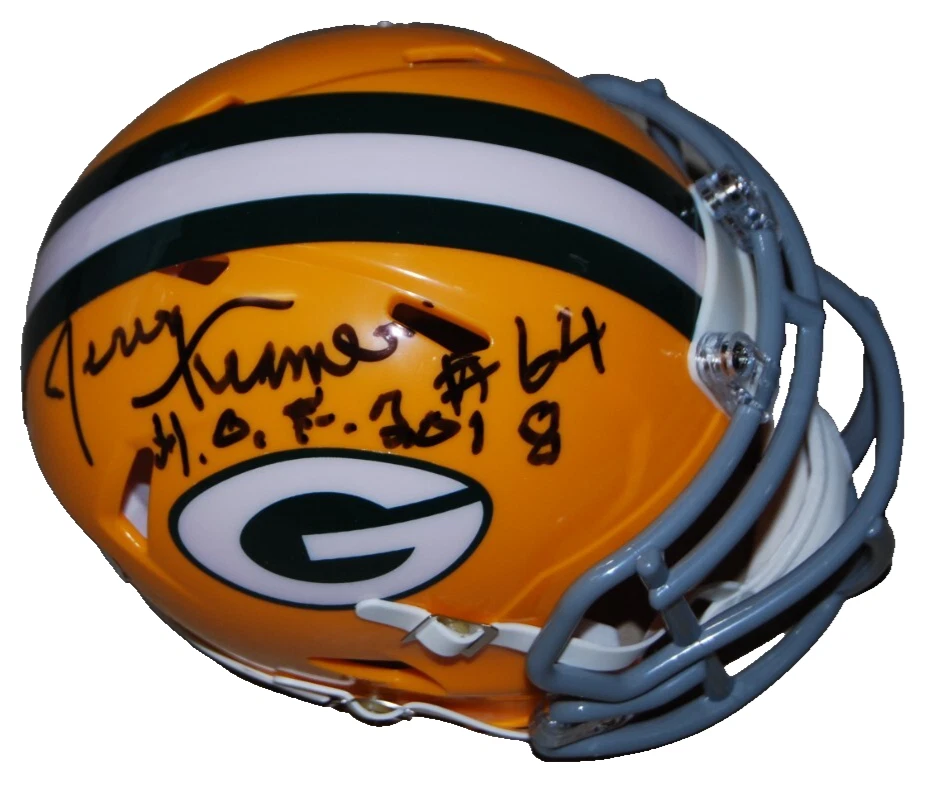 JERRY KRAMER signed (GREEN BAY PACKERS) mini football helmet BECKETT BAS BS38090