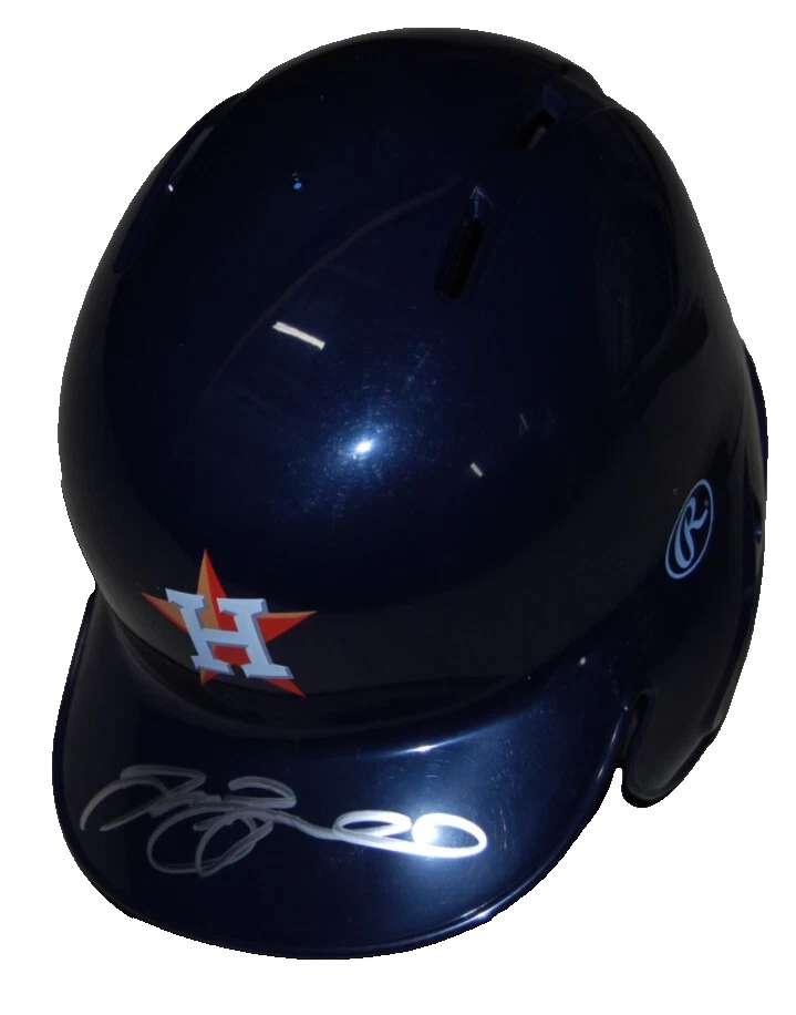 JEFF BAGWELL signed (HOUSTON ASTROS) mini batting helmet BECKETT BAS BQ83834