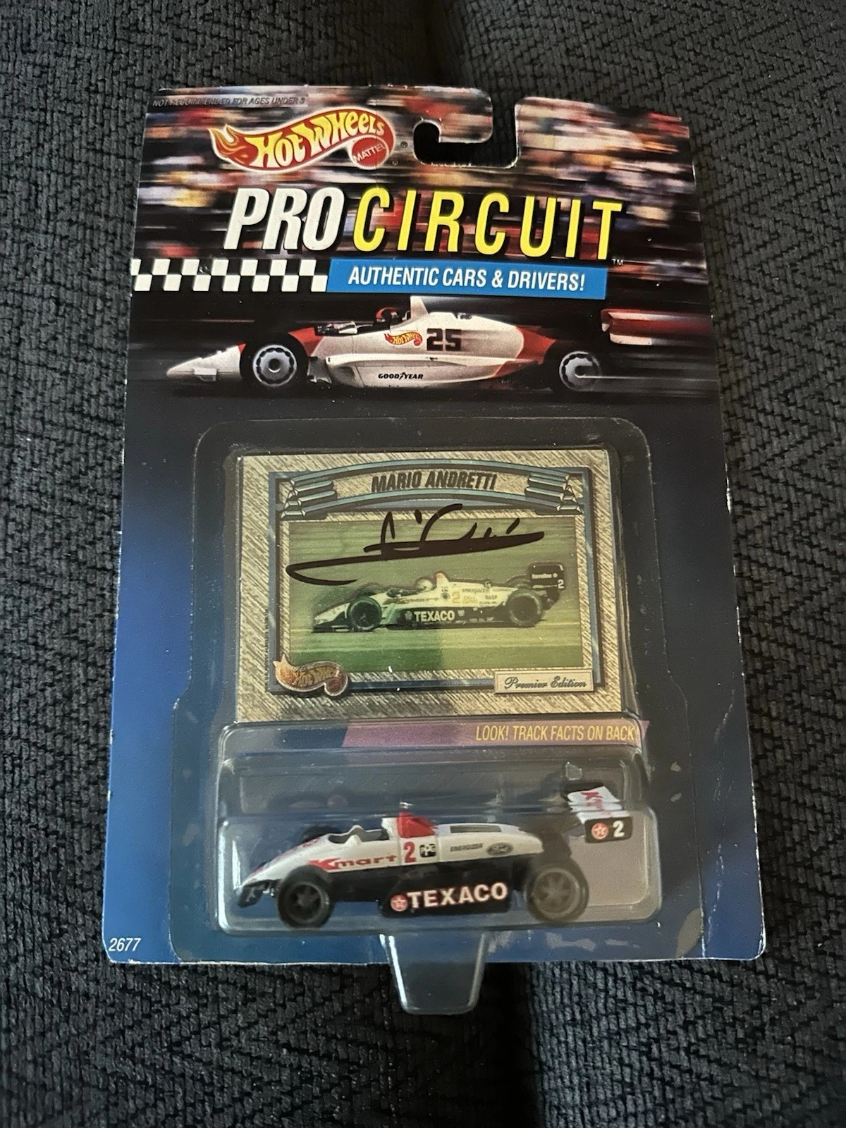 Indianapolis 500 1:64 DieCast Signed Mario Andretti Indy Car Autographed