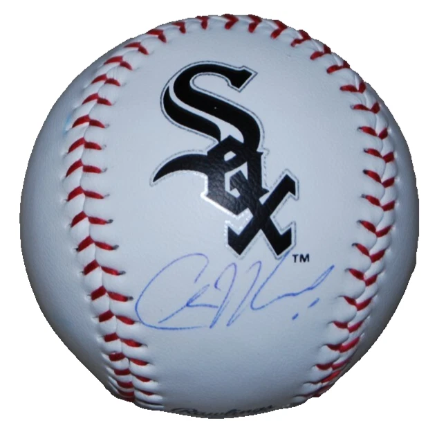 CHASE MEIDROTH signed (CHICAGO WHITE SOX) MLB logo baseball BECKETT BS38348
