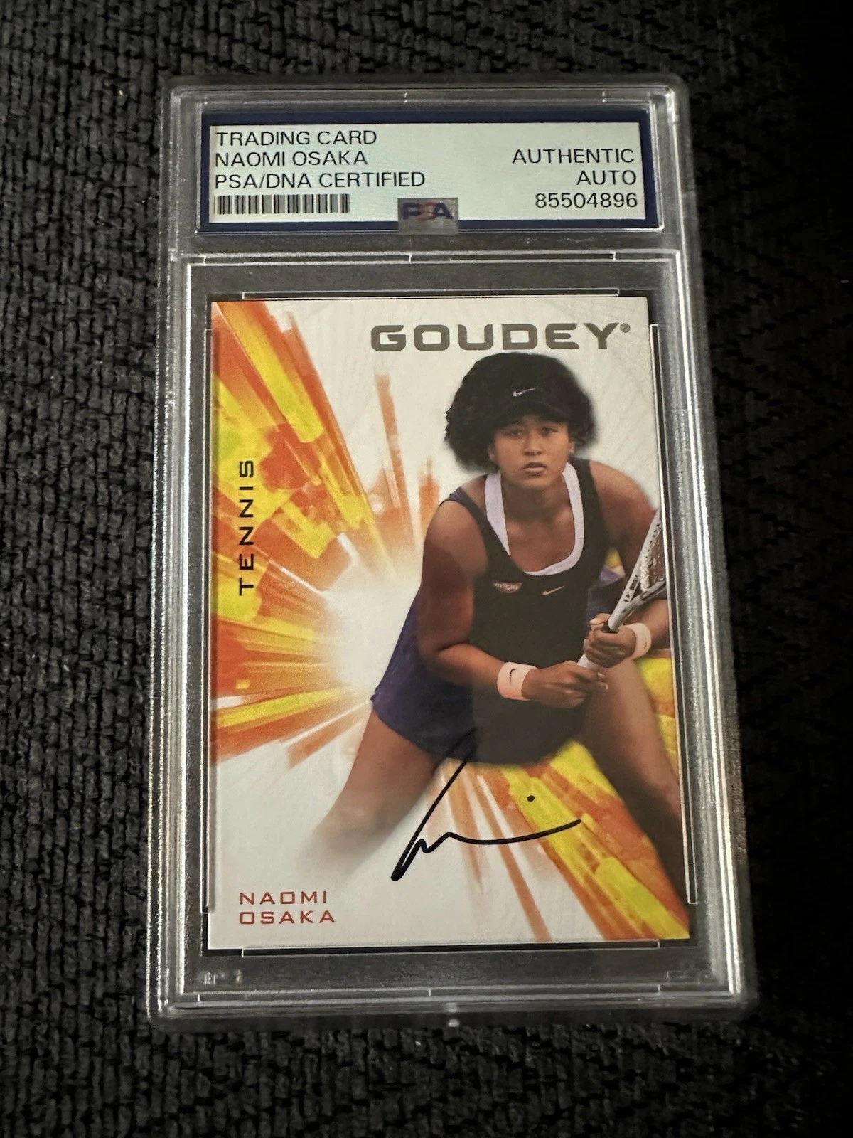 Naomi Osaka Signed 2021 Goodwin Champions Card #65 PSA /DNA COA RC Rookie