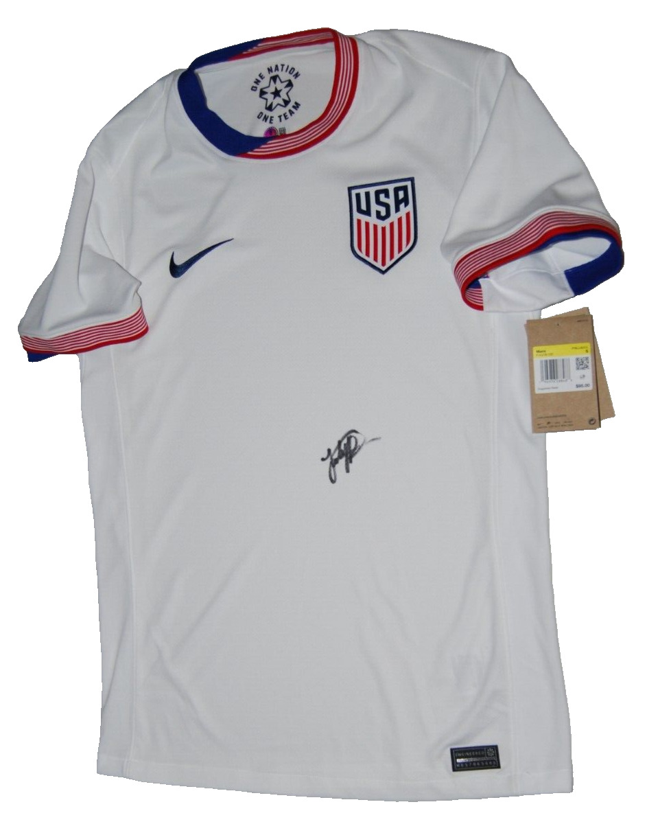 TRINITY RODMAN signed (USWNT) Women's USA Soccer jersey BECKETT BAS BR63020